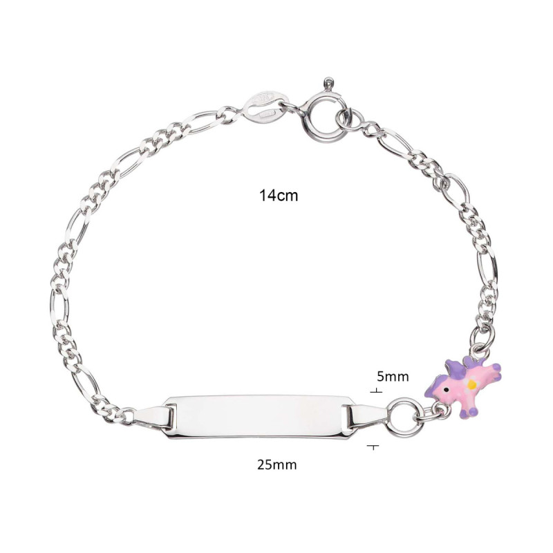 glow-104-0512-14-kinder-zilveren-plaatarmband-met-emaille-eenhoornhanger-25-mm-x-5-mm-lengte-12-14-cm