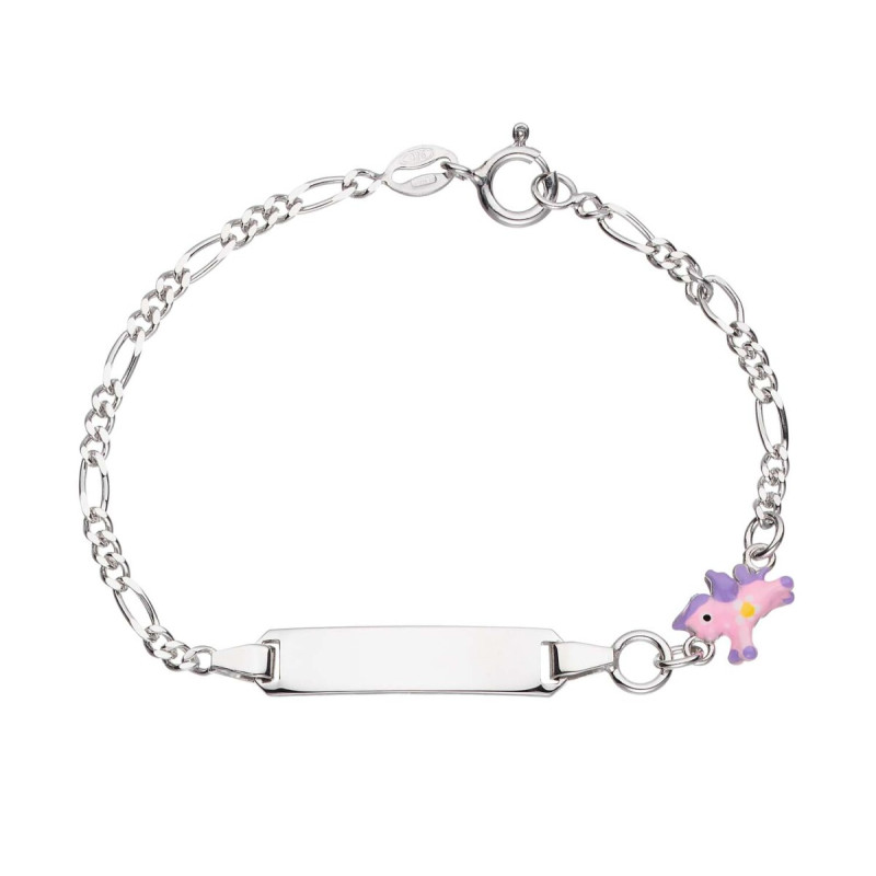 glow-104-0512-14-kinder-zilveren-plaatarmband-met-emaille-eenhoornhanger-25-mm-x-5-mm-lengte-12-14-cm