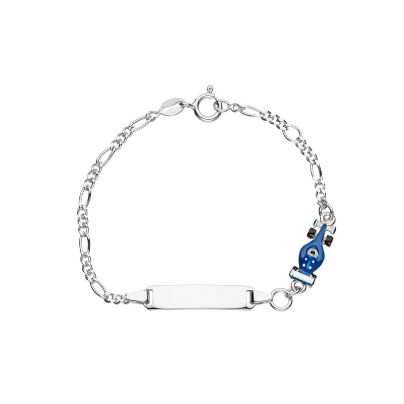 glow-104-0526-16-kinder-zilveren-plaatarmband-met-emaille-hanger-raceauto-25-mm-x-5-mm-lengte-15-cm