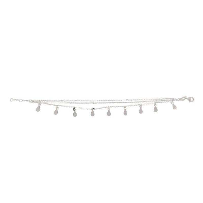 glow-104-1218-19-zilveren-bedelarmband-met-druppelhangers-en-glanzende-schakel-lengte-19-cm