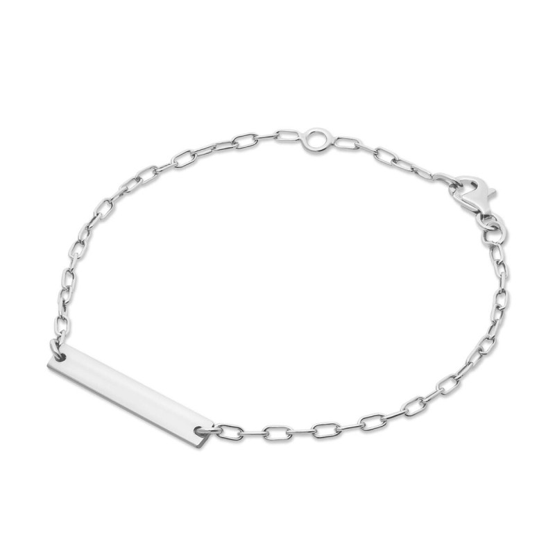 glow-104-2378-19-zilveren-gepersonaliseerde-plaatarmband-rechthoekige-hanger-25-mm-x-4-mm-lengte-19-cm