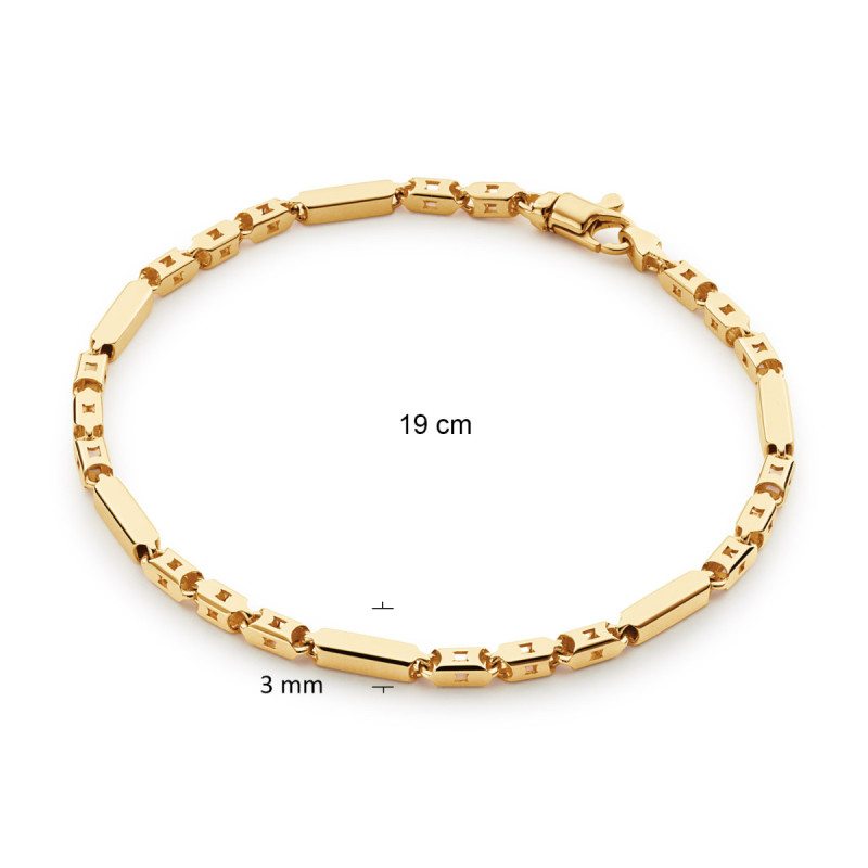glow-104-8257-19-goudkleurige-schakelarmband-met-rechthoekige-en-vierkante-schakels-3-mm-breed-lengte-19-cm