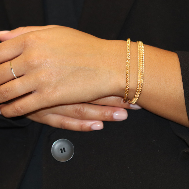 glow-104-8415-19-gold-plated-gourmet-schakelarmband-glanzend-6-mm-breed-lengte-19-cm