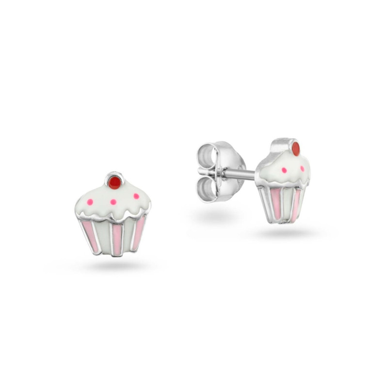 glow-106061700-zilveren-kinderoorknopjes-met-glanzend-cupcakeontwerp-hoogte-6-mm