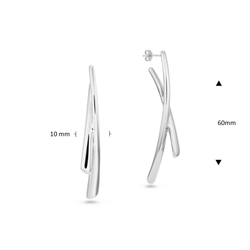 glow-106067800-925-zilveren-oorhangers-met-gekruiste-elementen-10-mm-breed-hoogte-60-mm