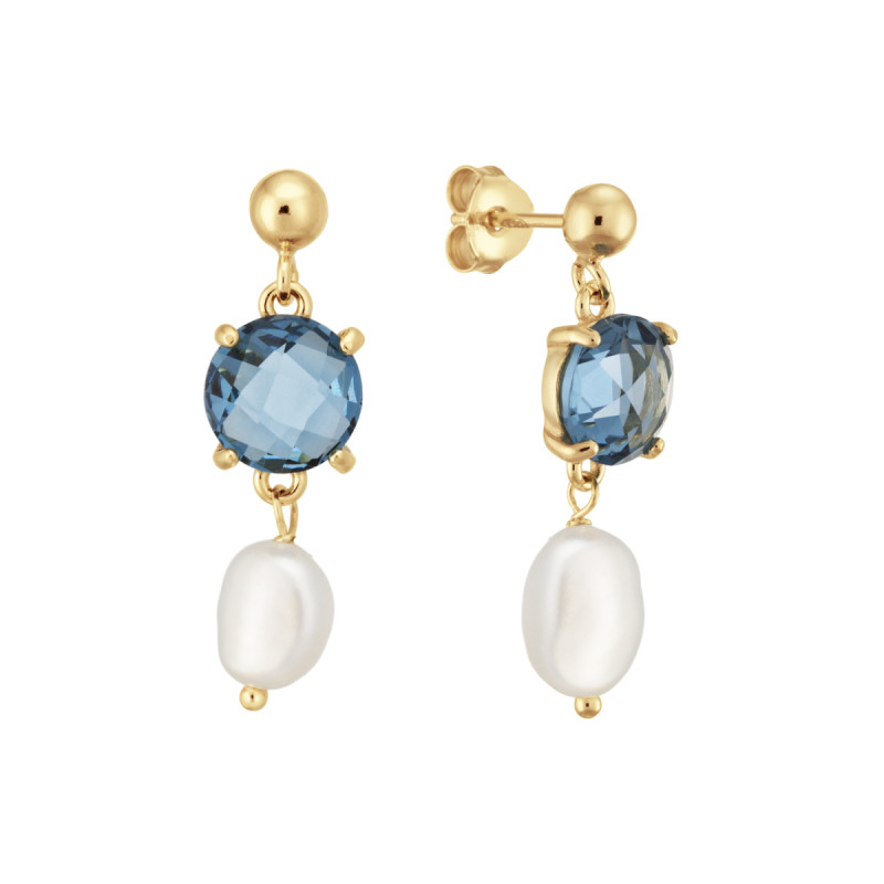 glow-106862200-goudkleurige-oorhangers-met-parel-en-zirkonia-8-mm-breed-hoogte-24-mm