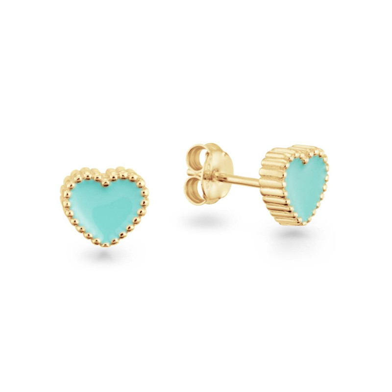 glow-106872800-gold-plated-kinderoorknopjes-hartvorm-turquoise-7-mm-breed-hoogte-15-mm