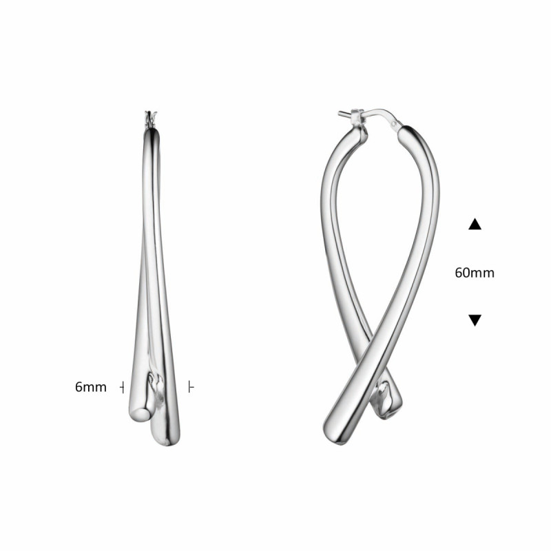 glow-107067700-925-zilveren-oorhangers-met-gekruiste-vorm-6-mm-breed-hoogte-60-mm