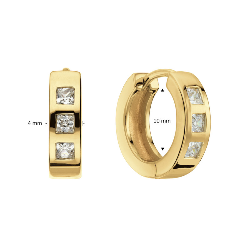 glow-107801000-gold-plated-oorringen-met-transparante-zirkonia-4-mm-breed-diameter-10-mm