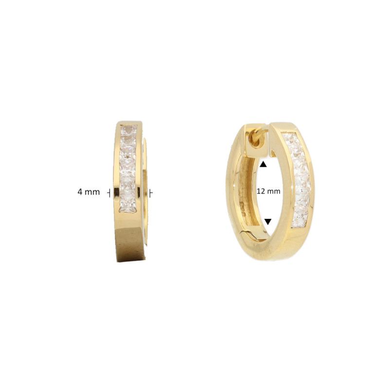 glow-107801200-gold-plated-klapoorringen-met-zirkonias-4-mm-breed-diameter-12-mm