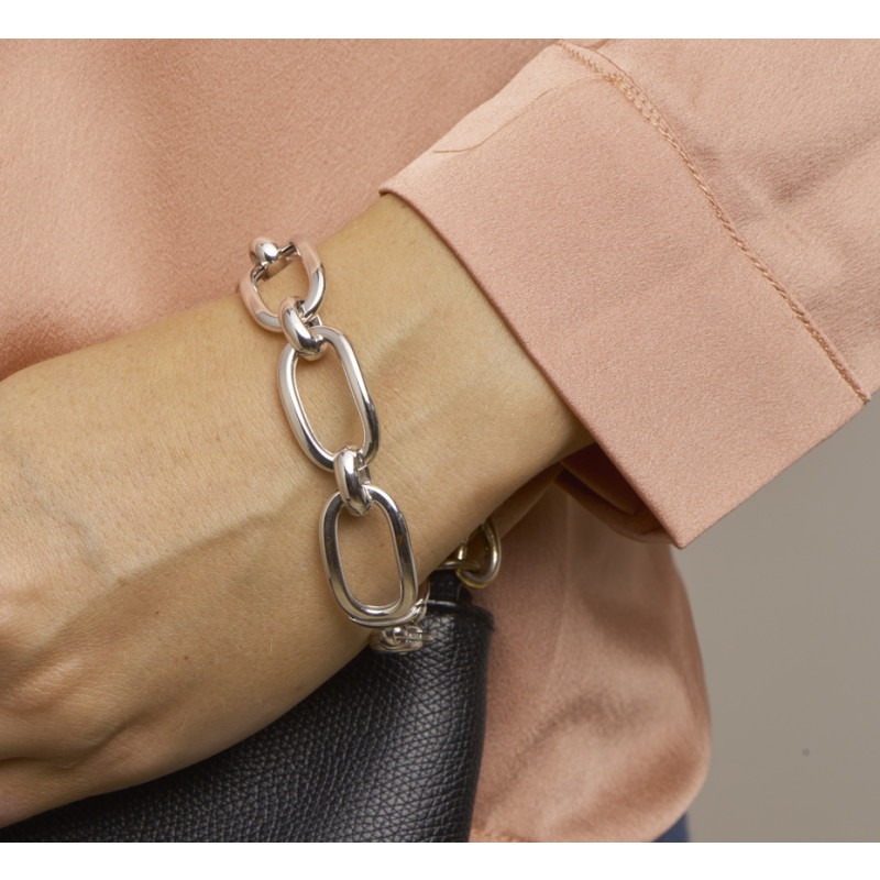 Aangenaam kennis te maken Schuldig muis Zilveren armband dames 19.5 cm | Mostert Juweliers