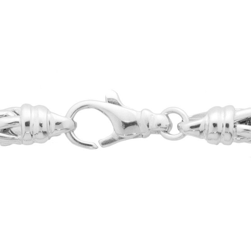 zilveren-ketting-met-vossestaart-schakel-45-cm