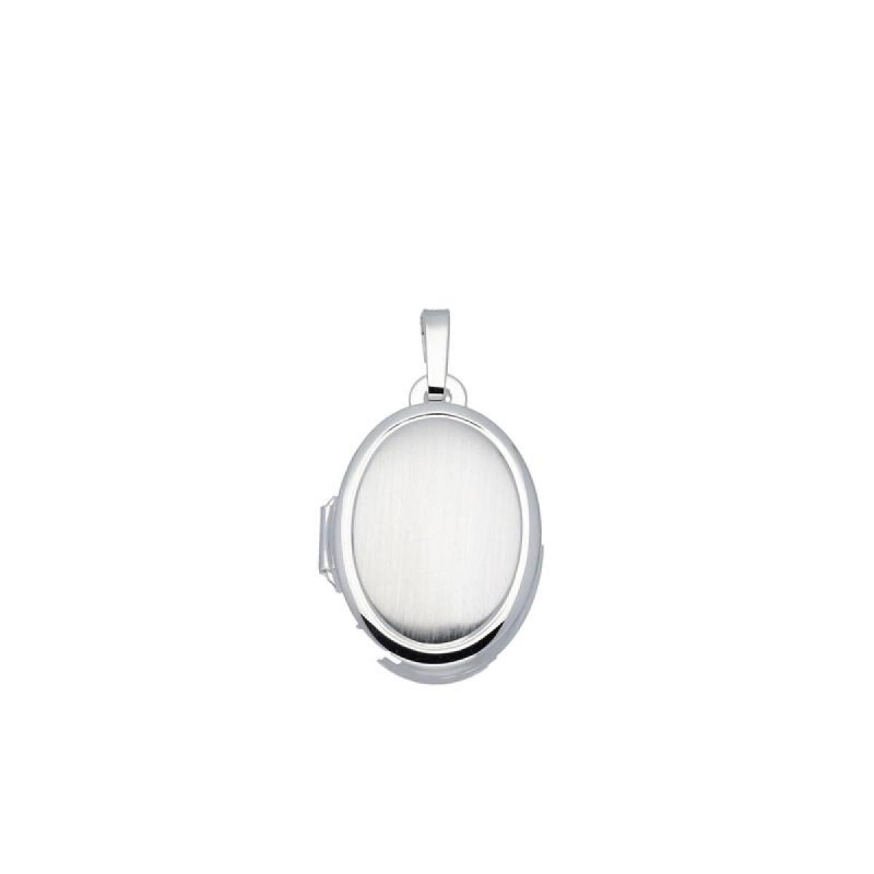 glow-145-0058-00-zilveren-ovale-medaillonhanger-met-mat-en-glanzend-oppervlak-hoogte-12-mm
