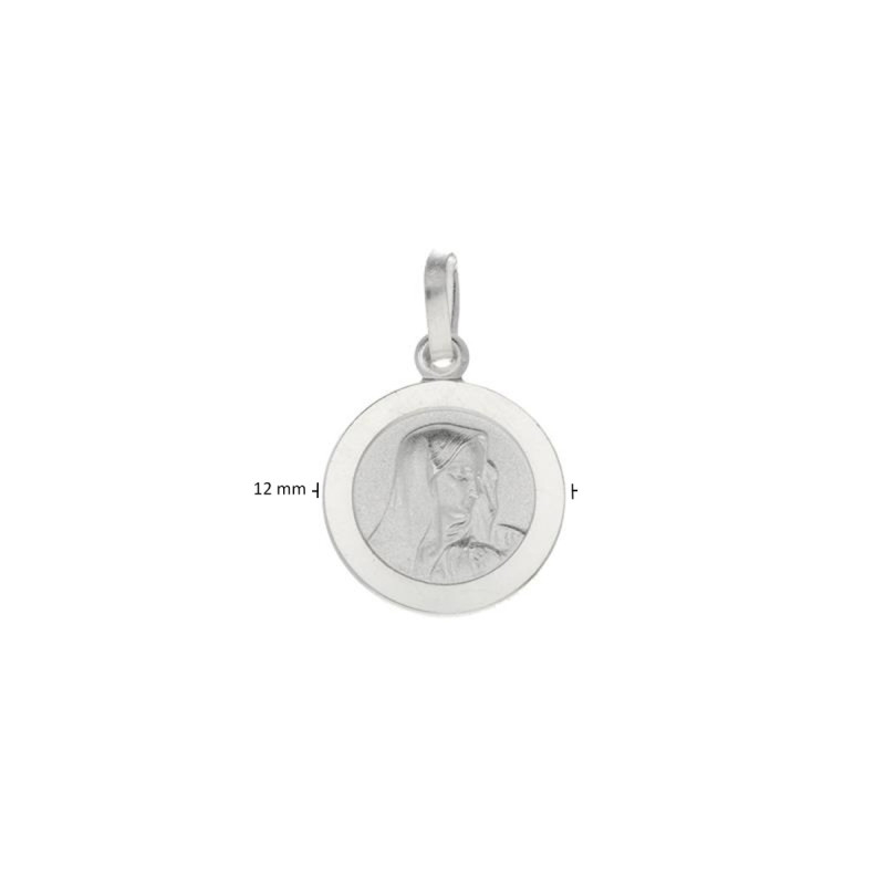 glow-147-0018-12-zilveren-ronde-hanger-met-maria-voorstelling-en-matte-en-glanzende-afwerking-diameter-12-mm