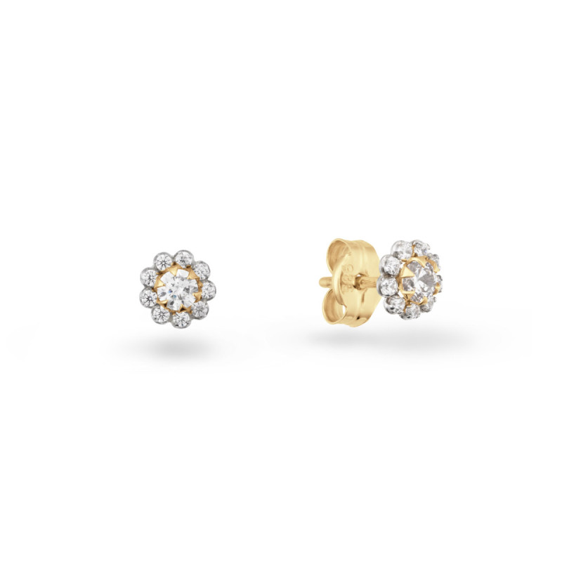 glow-206018700-gouden-oorknopjes-met-bloemvormige-zirkonia-diameter-4-mm