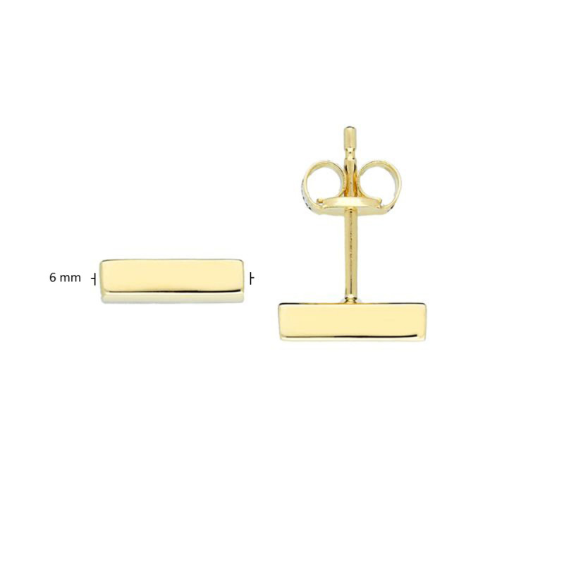 glow-206044600-gouden-minimalistische-rechthoekige-oorstekers-hoogte-6-mm