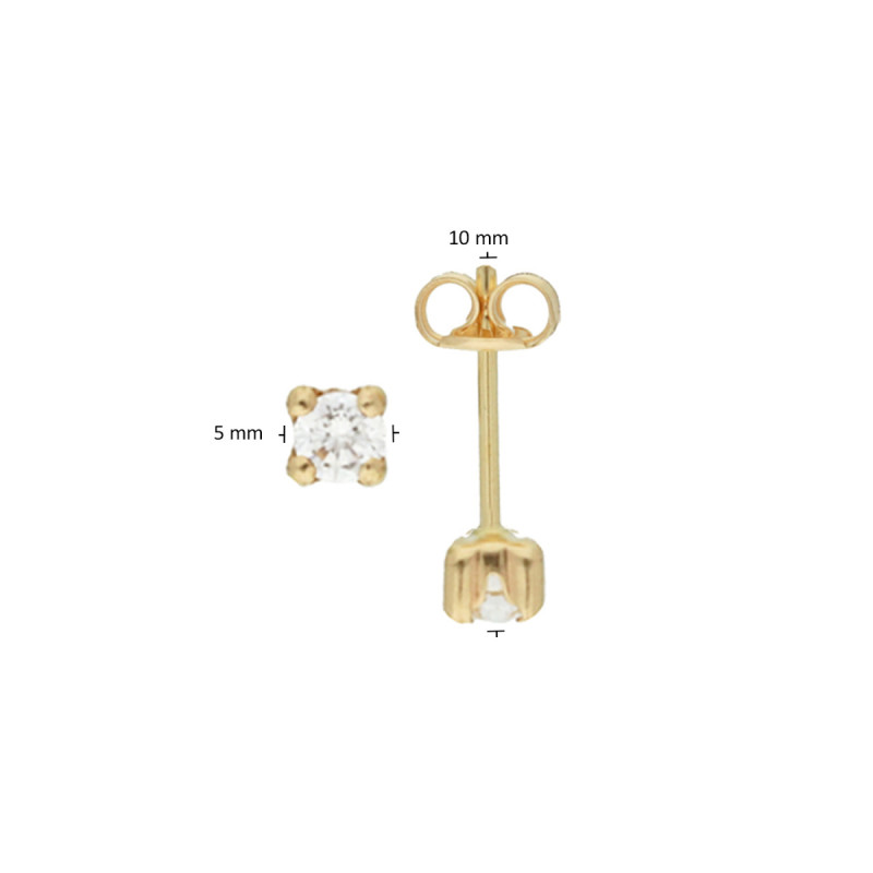 glow-206201805-gouden-oorknopjes-met-ronde-transparante-zirkonia-diameter-5-mm