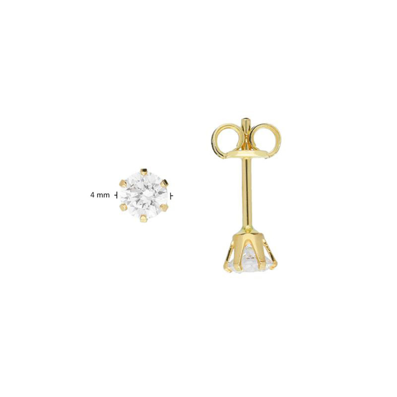glow-206202204-gouden-ronde-oorstekers-met-transparante-zirkonia-diameter-4-mm