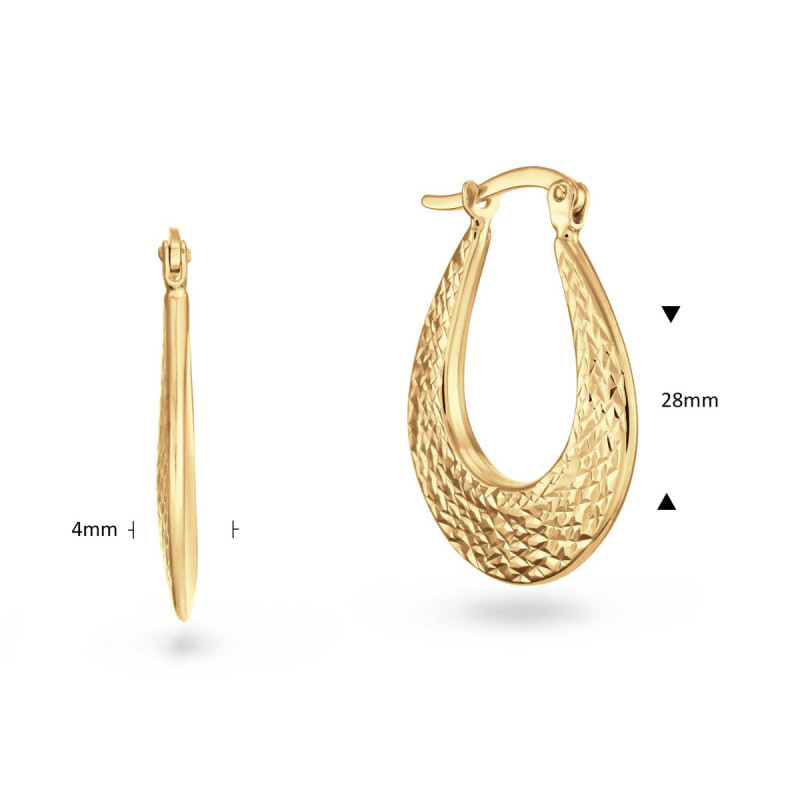 glow-207097400-gouden-oorringen-met-druppelvorm-gediamanteerd-2-5-mm-breed-hoogte-25-mm