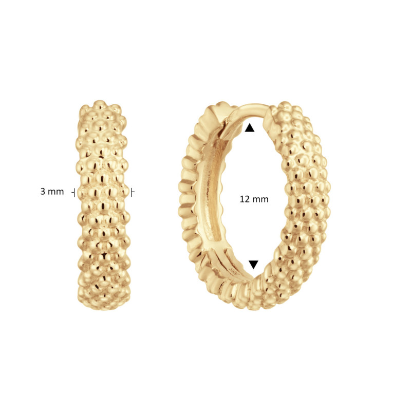 glow-207122600-gouden-glanzende-klapoorringen-met-gehamerd-oppervlak-3-mm-breed-diameter-12-mm