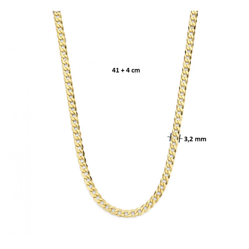 gold-plated-gourmet-ketting-3-2-mm