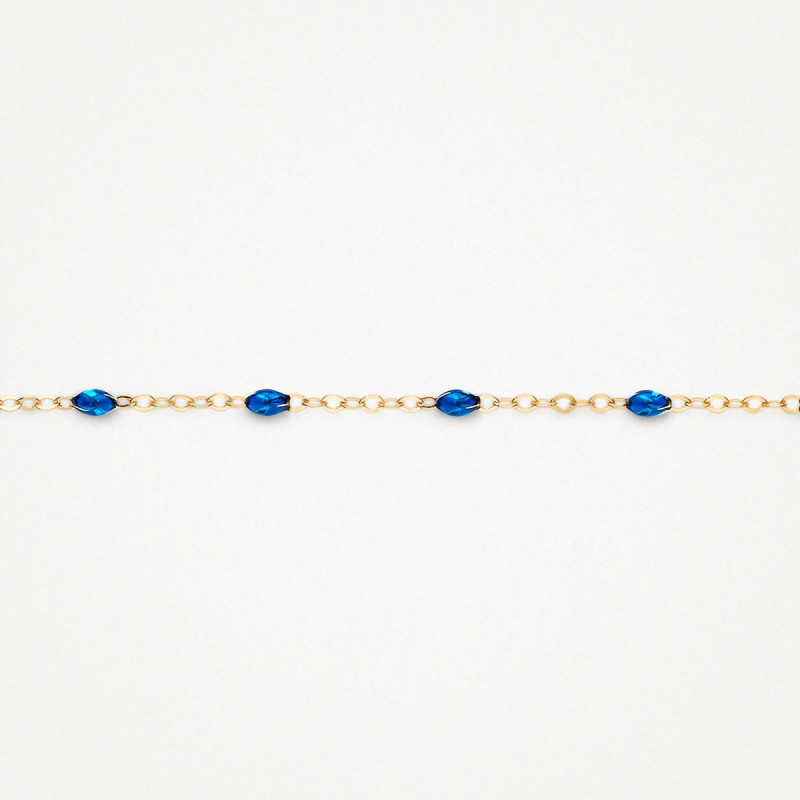 blush-2264yrb-gouden-armband-met-donkerblauwe-resin-0-8-mm-breed-lengte-16-5-18-5-cm