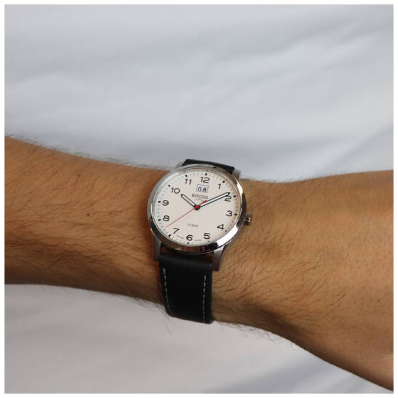 boccia-titanium-3580-05-heren-horloge-titanium-met-leren-band-witte-wijzerplaat-o-42-mm