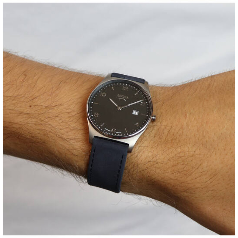 boccia-titanium-3655-02-herenhorloge-met-leren-band-en-zwarte-wijzerplaat-titanium-kast-o-38mm
