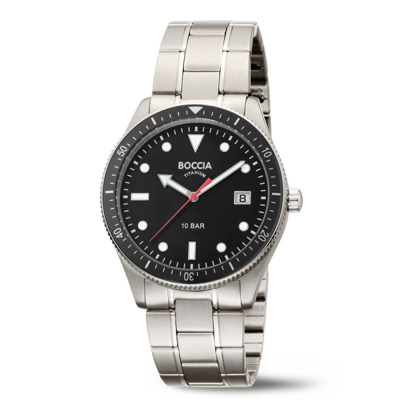 boccia-titanium-3664-06-herenhorloge-zilverkleurige-schakels-met-zwarte-wijzerplaat