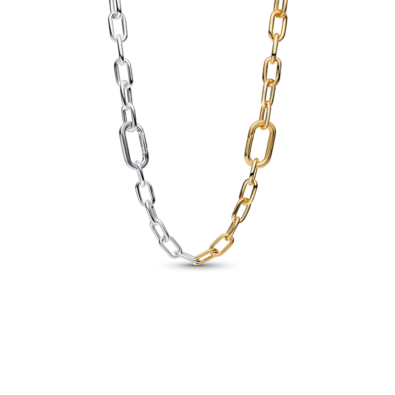 pandora-me-364343c00-45-bicolor-ketting-zilver-en-gold-plated-paperclip-schakels-lengte-45-cm