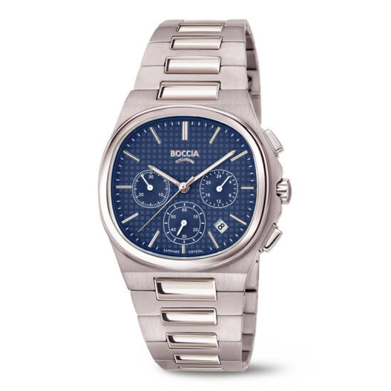 boccia-titanium-3740-01-herenhorloge-chronograaf-met-datumweergave-titanium-schakelband-blauwe-wijzerplaat-vierkant-ronde-kast-o-50-mm