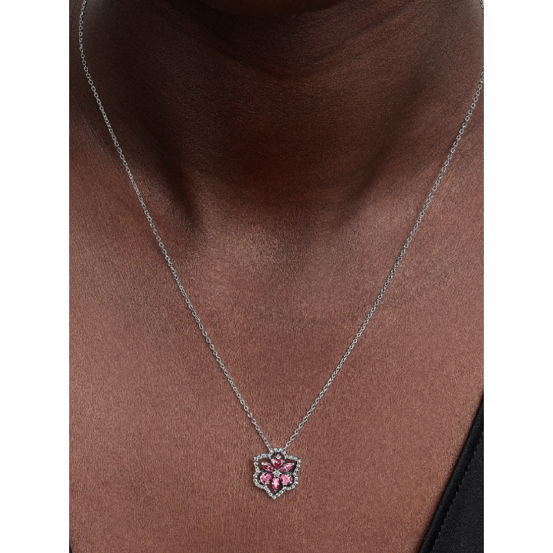 pandora-timeless-394576c01-45-ketting-met-herbarium-bloem-en-roze-zirkonia-lengte-45-cm
