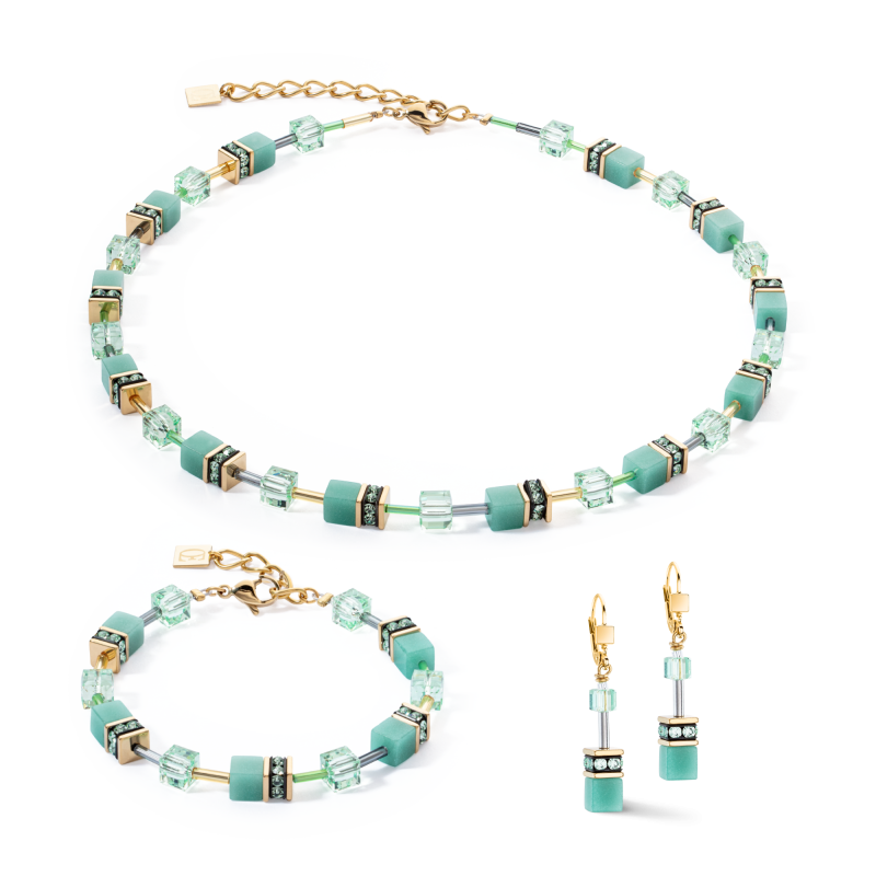 coeur-de-lion-geocube-armband-iconic-mono-4020-30-0533-goudkleurig-met-groen/variant/lengte-18-5-21-5-cm