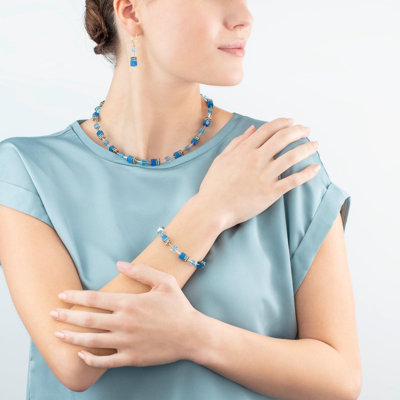 coeur-de-lion-geocube-armband-iconic-mono-4020-30-0600-goudkleurig-met-blauw/variant/lengte-18-5-21-5-cm