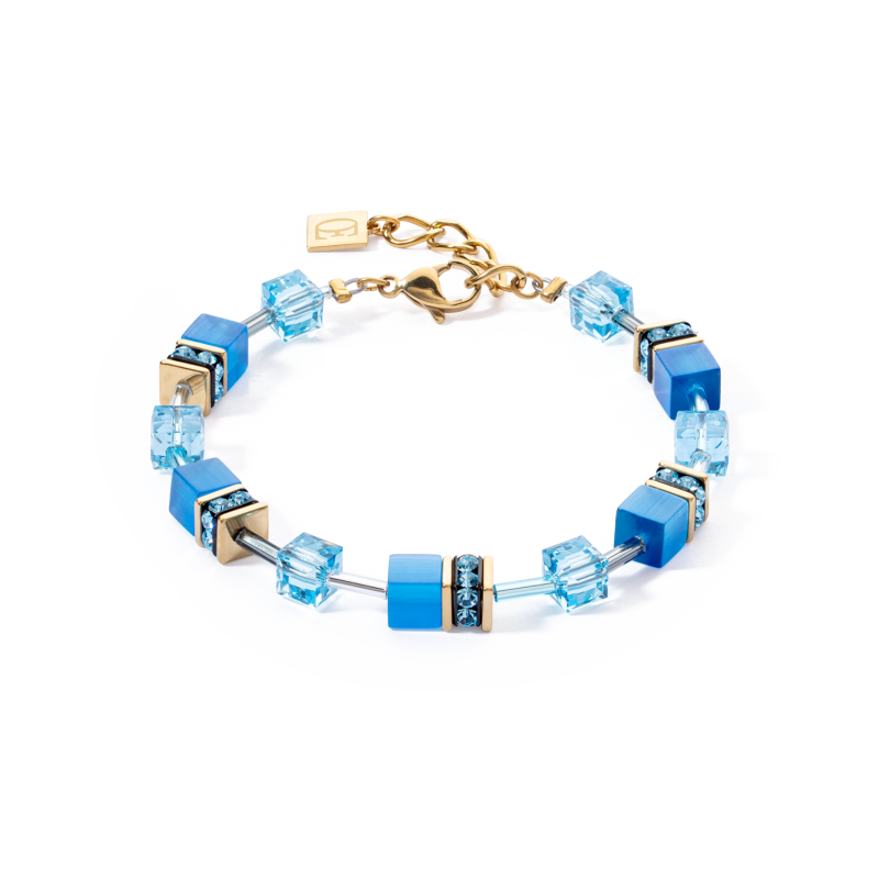coeur-de-lion-geocube-armband-iconic-mono-4020-30-0600-goudkleurig-met-blauw/variant/lengte-18-5-21-5-cm