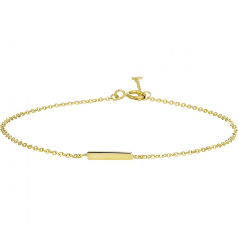 Verbazingwekkend Dun gouden armbandje balkje | Mostert Juweliers EE-63