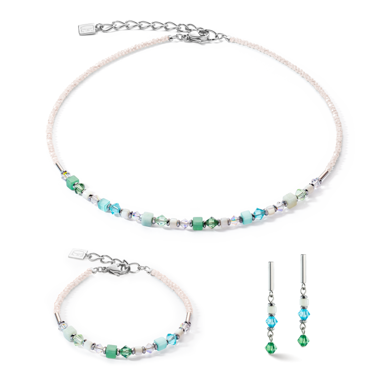coeur-de-lion-ketting-princess-shape-4239-10-0522-zilverkleurig-met-blauw-groen-en-parels