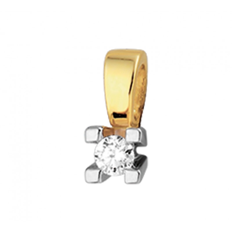 hanger goud 0.10crt | Juweliers