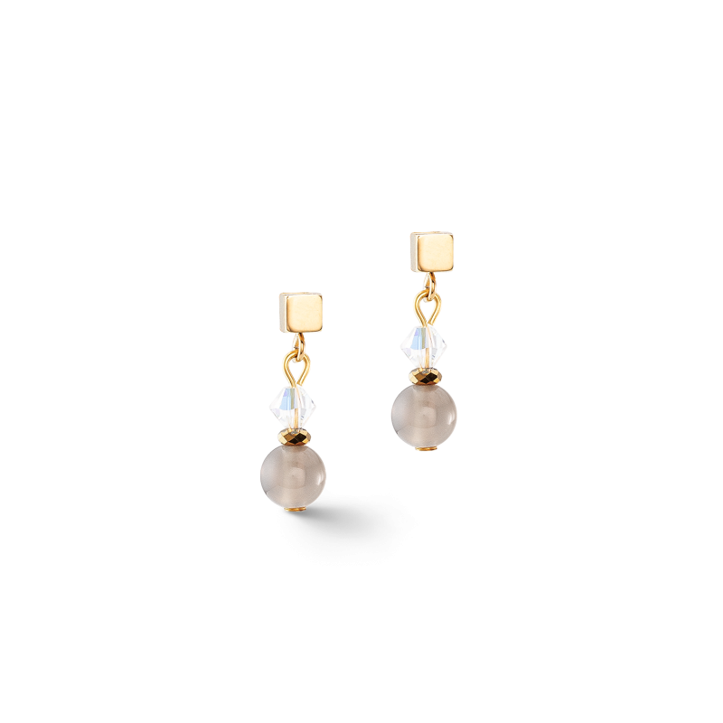 coeur-de-lion-oorbellen-festive-spheres-4345-21-1216-goudkleurig-met-grafiet