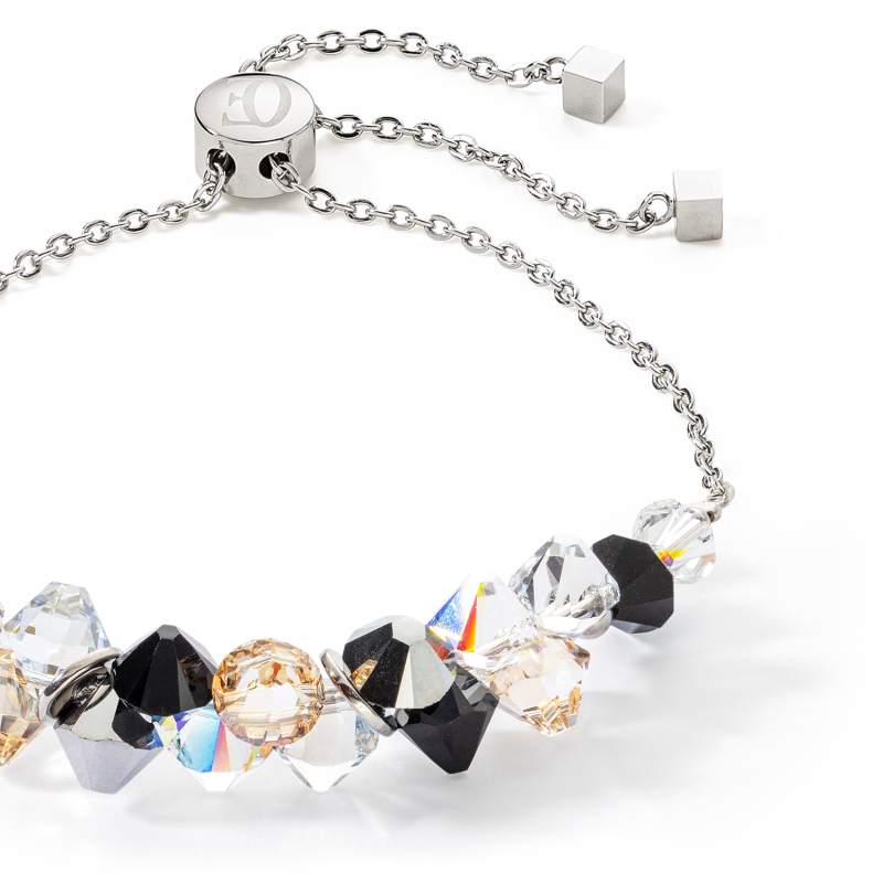 coeur-de-lion-dancing-crystals-armband-4639-30-1318-in-het-zilverkleurig-en-zwart