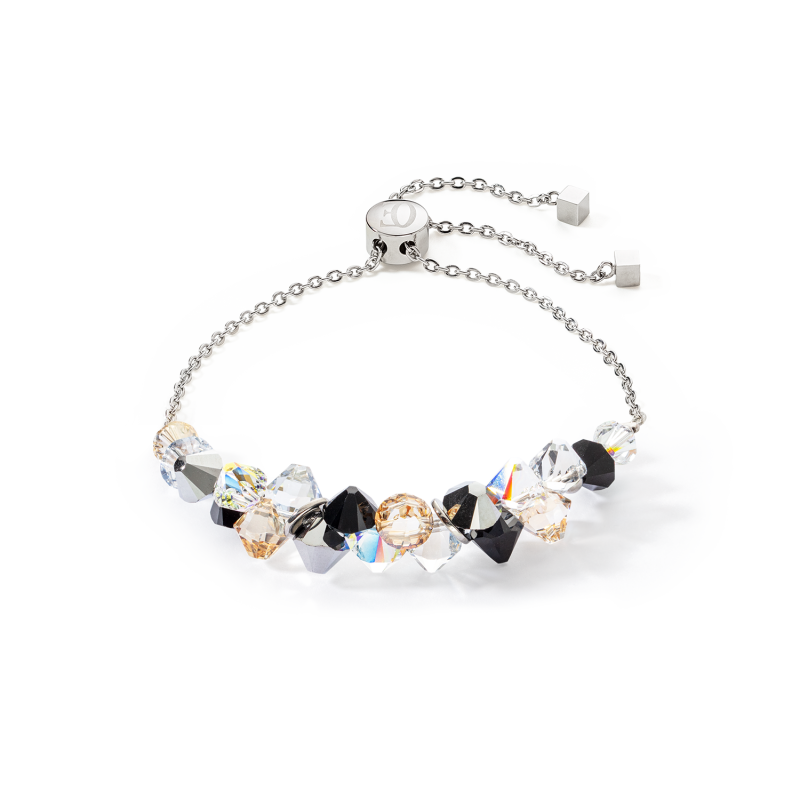 coeur-de-lion-dancing-crystals-armband-4639-30-1318-in-het-zilverkleurig-en-zwart