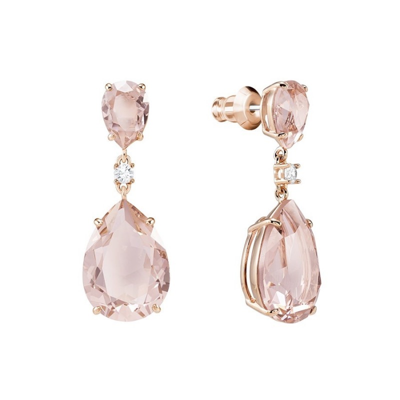 Rosé oorbellen Swarovski kristal 5424361 | Mostert Juweliers