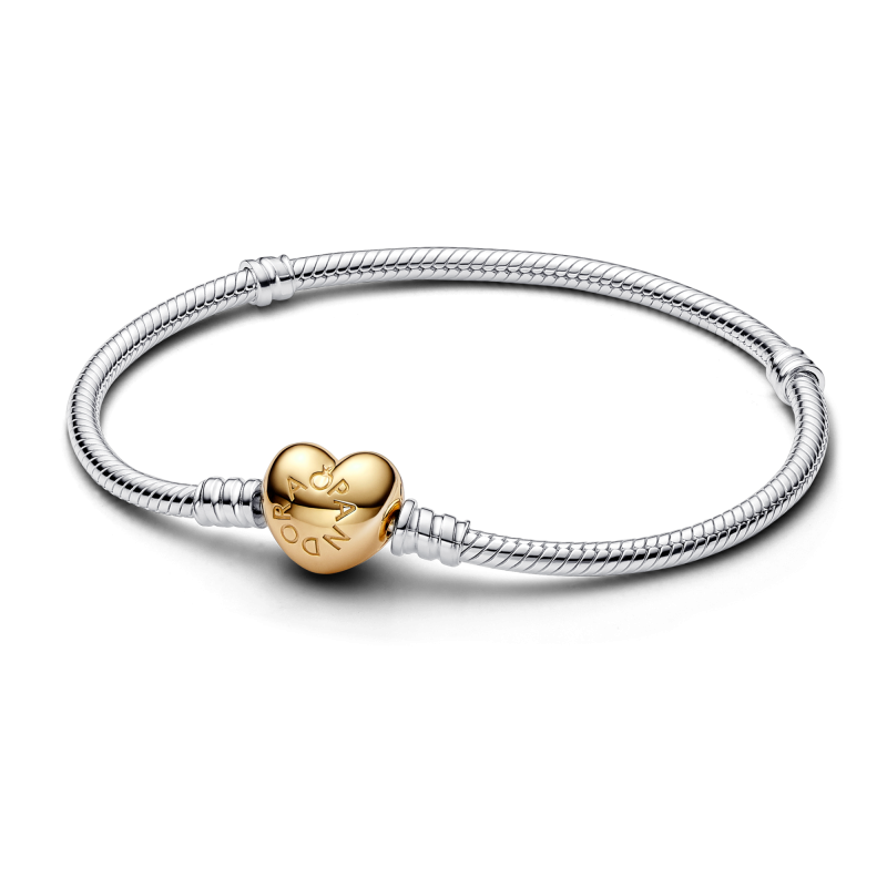 pandora-moments-568707c00-snake-chain-armband-met-verguld-hartje