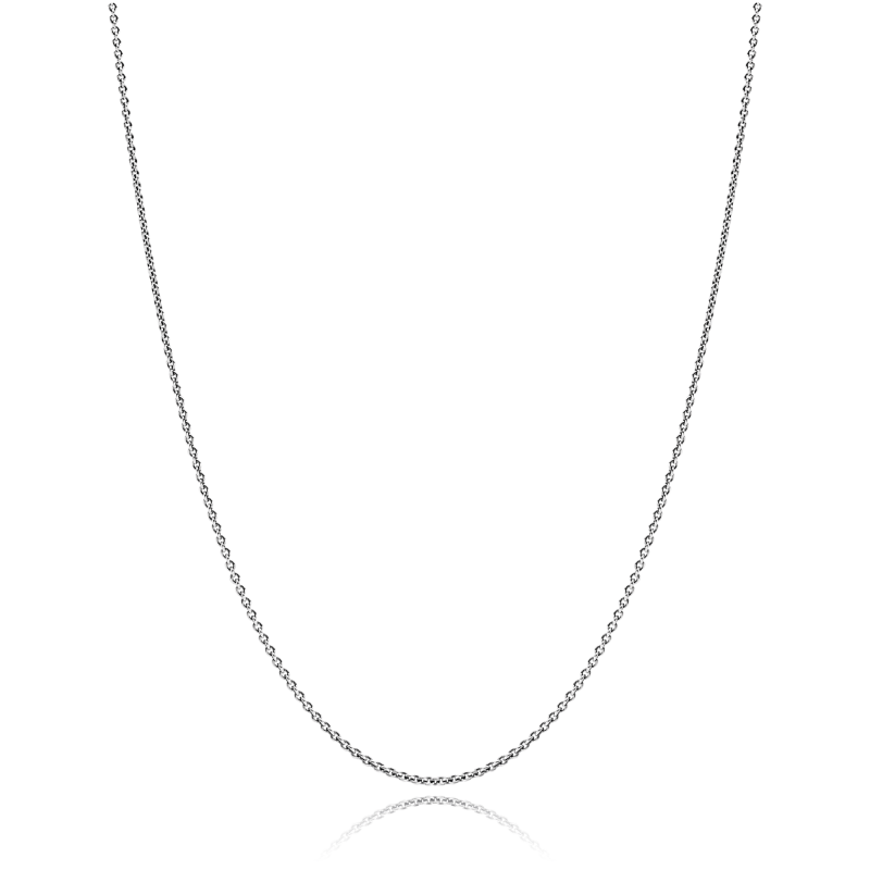 Pandora Moments 590412 ketting voor hanger van zilver Mostert