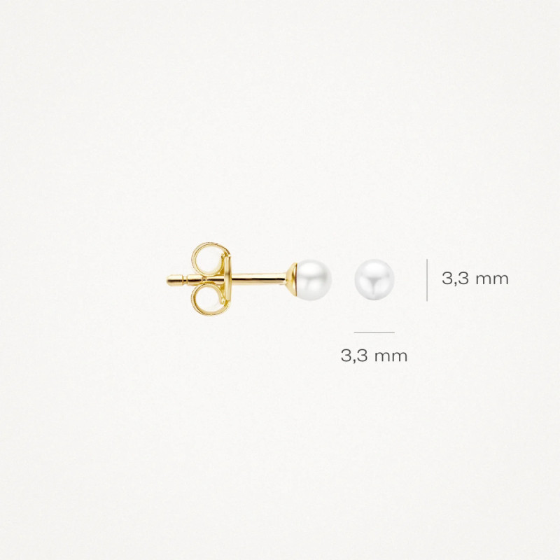 blush-7137ypw-14-karaat-gouden-oorknopjes-met-ronde-witte-parel-diameter-3-3-mm