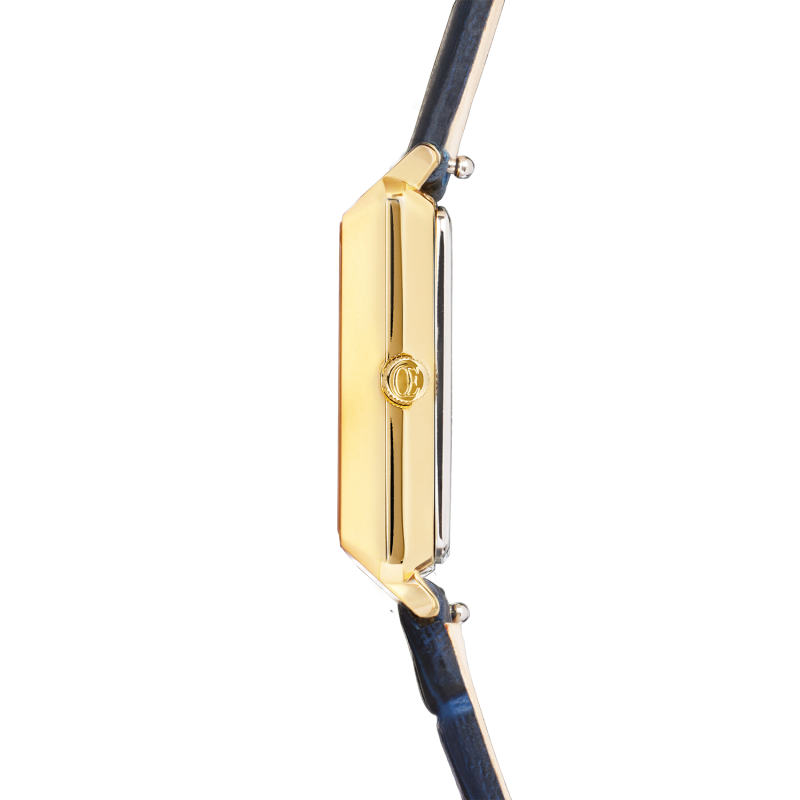 coeur-de-lion-7672-71-0716-horloge-iconic-spikes-met-blauwe-leren-band-en-gold-plated-kast