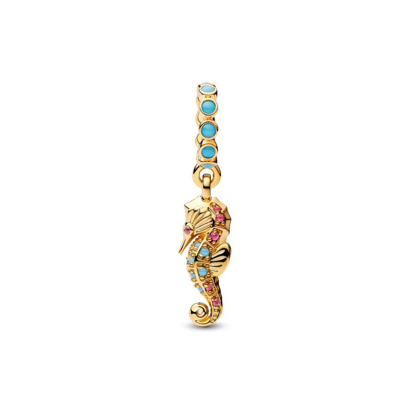 pandora-moments-763895c01-hangende-bedel-met-zeepaard-gold-plated-roze-en-blauw