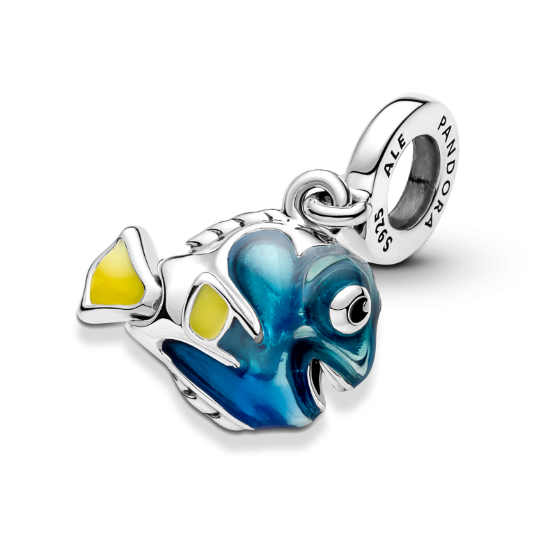 pandora-disney-792025c01-finding-nemo-hangend-bedeltje-met-dory-en-emaille