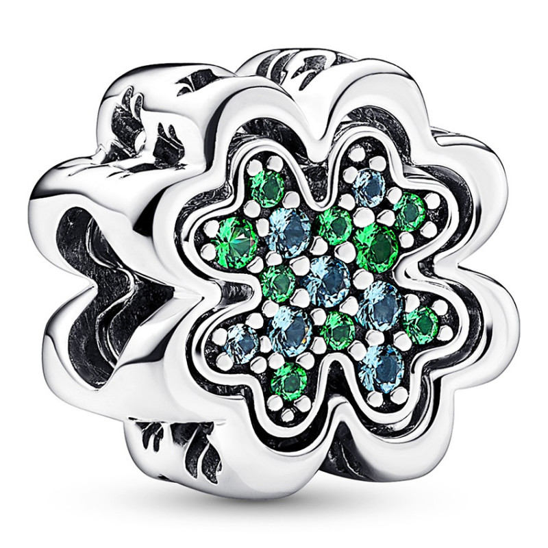pandora-moments-792752c01-zilveren-bedel-met-klavertje-vier-en-groene-kristal