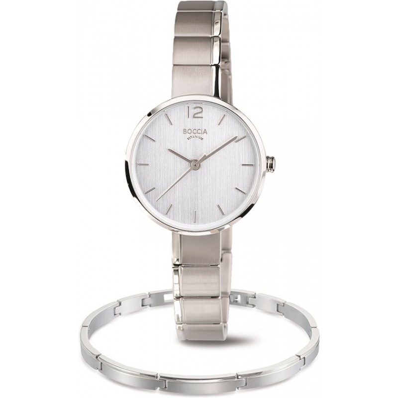Onafhankelijk Edelsteen Onderscheppen Boccia horloge armband set 3308-01 titanium dames | Mostert Juweliers